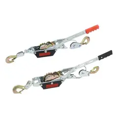 GENERICO - Tecle Manual de Palanca 2 Toneladas con Ganchos de Acero