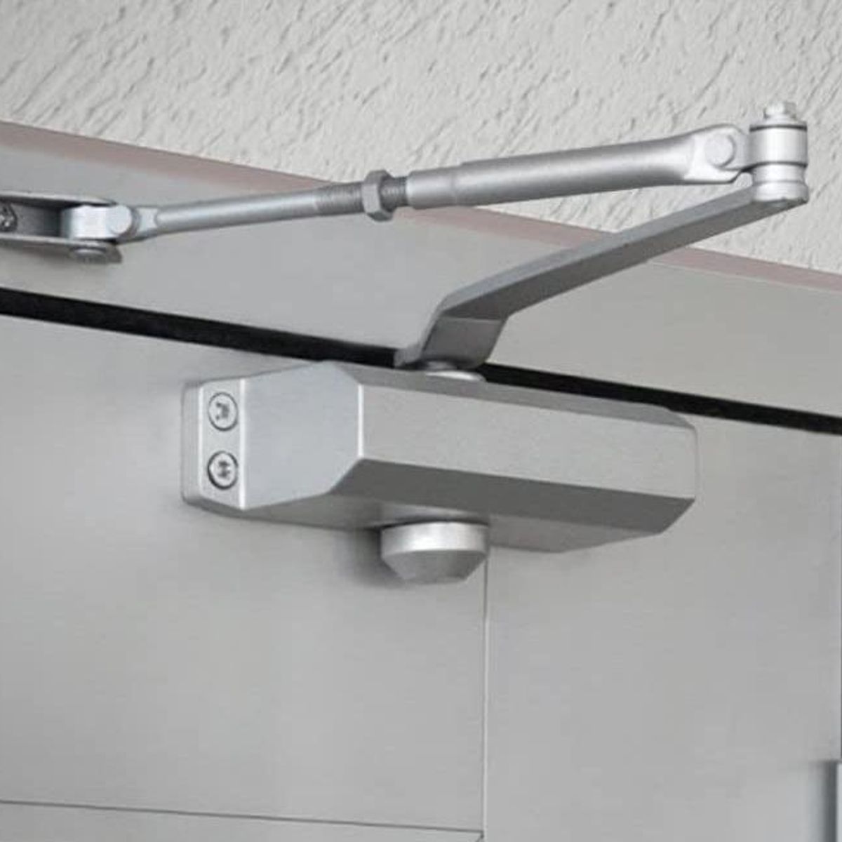 GENERICO - Cierrapuertas Hidráulico Ajustable para Puertas 25-45 Kg