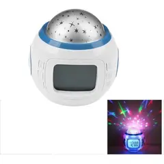 GENERICO - Reloj Despertador Digital con Luz LED y Proyección de Estrellas