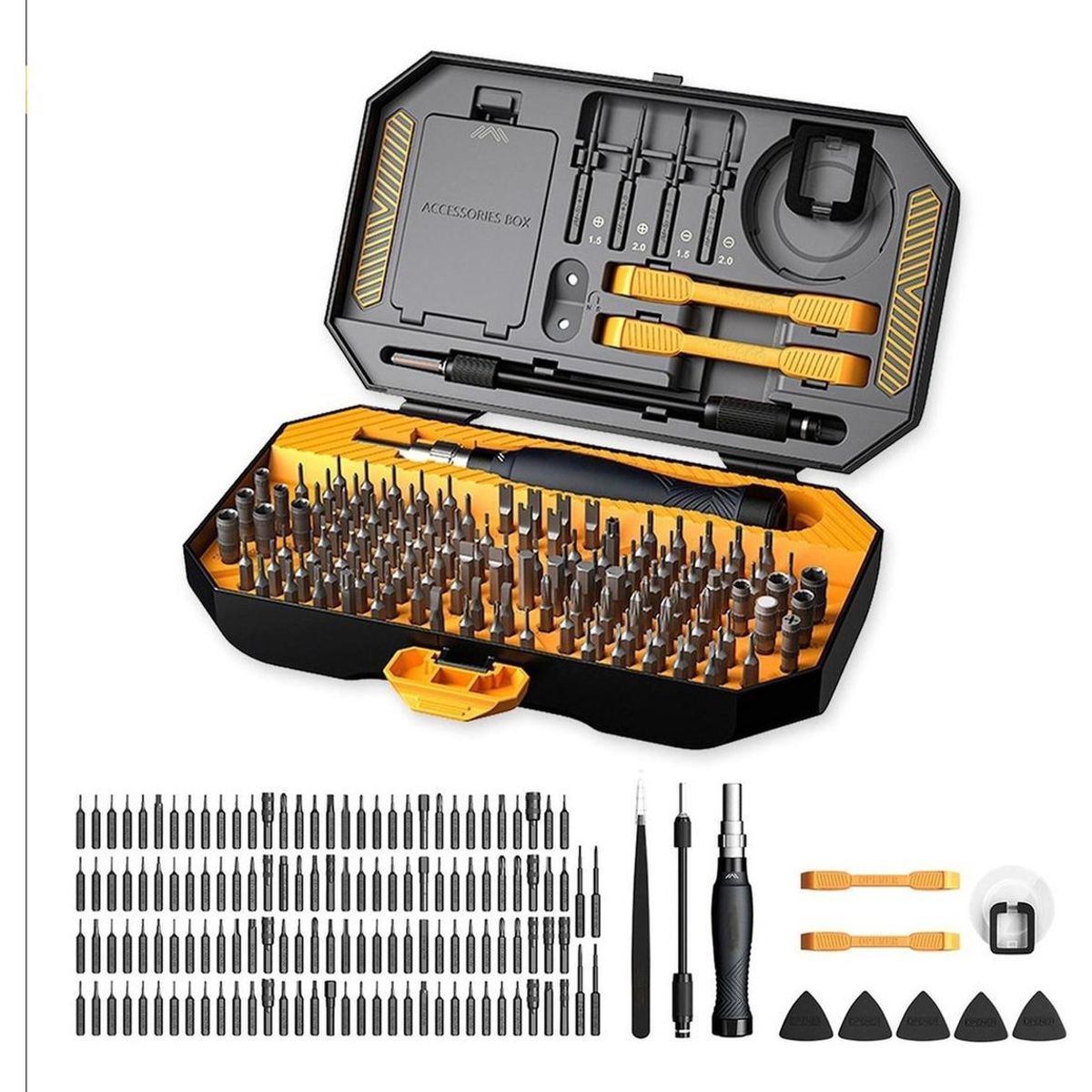 GENERICO - Juego Completo de Destornilladores de Precisión 145 Piezas