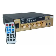 GENERICO - Amplificador Estéreo 2 Canales Bluetooth con Función Karaoke