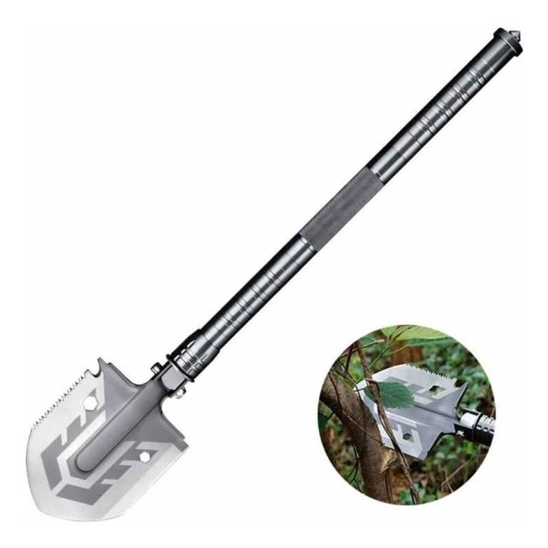 GENERICO - Pala Plegable Multifuncional para Camping y Supervivencia