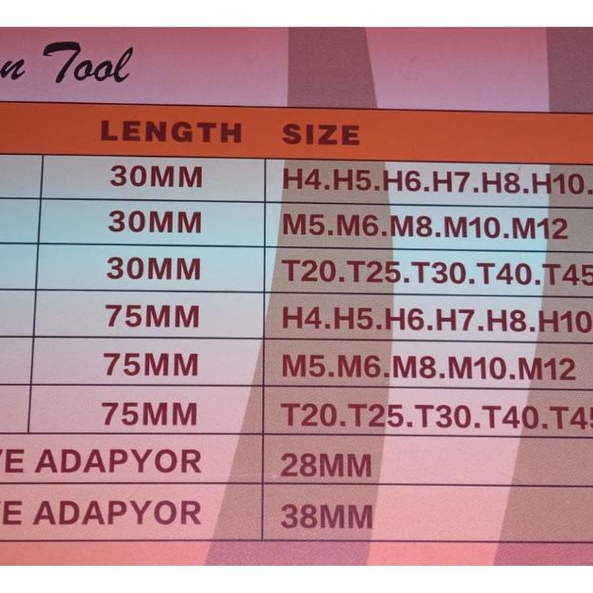 GENERICO - Juego de Puntas Corto y Largo Torx Allen - 40 Piezas