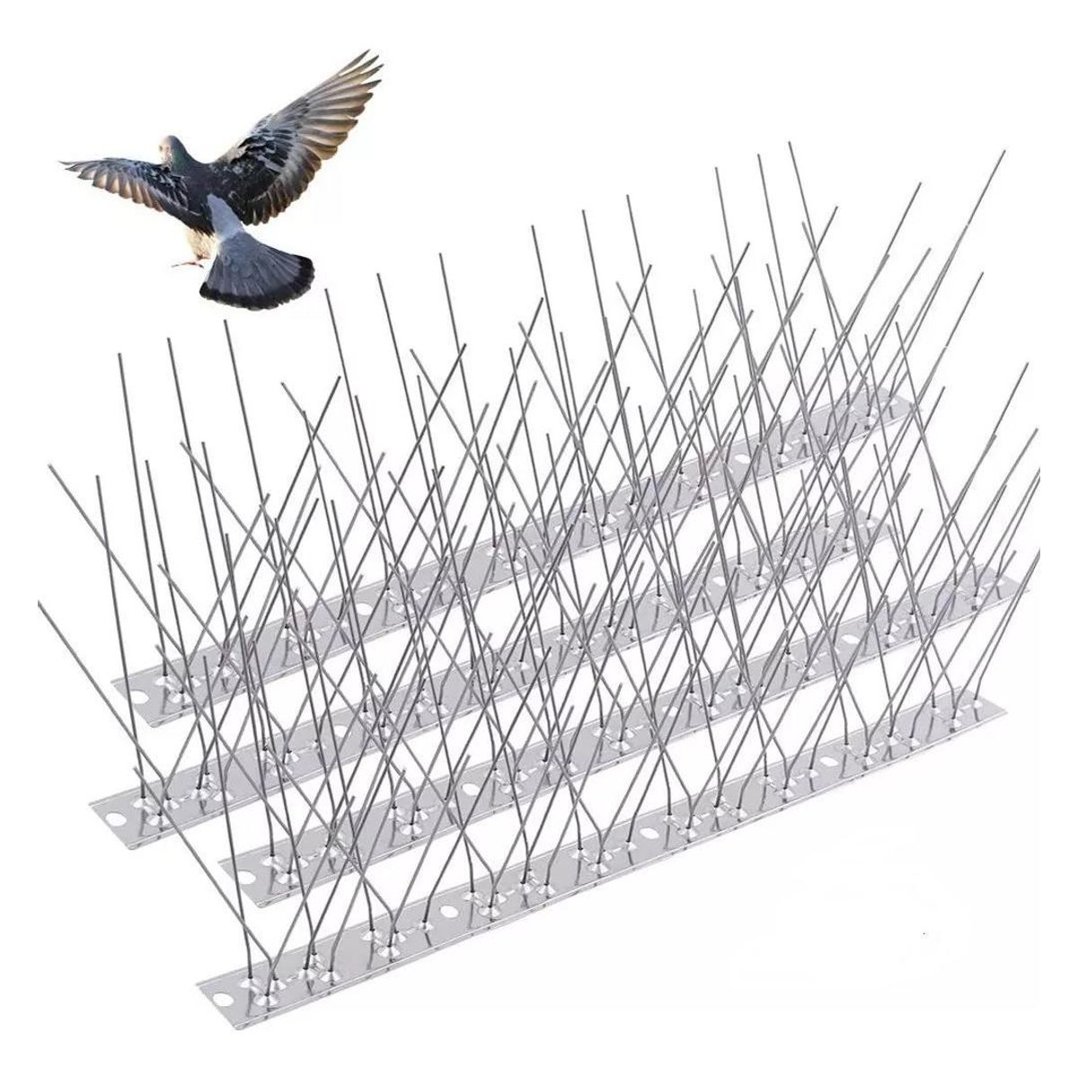GENERICO - Pack de 10 Púas Repelentes para Ahuyentar Palomas