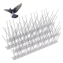 GENERICO - Pack de 10 Púas Repelentes para Ahuyentar Palomas