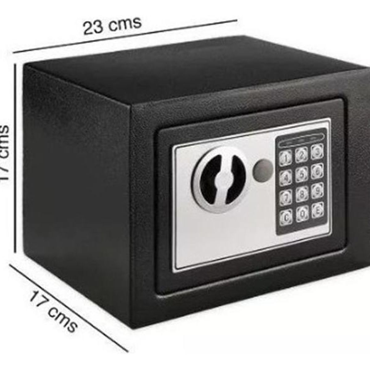 GENERICO - Caja Fuerte Compacta de Acero con Teclado Digital