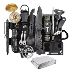GENERICO - Kit de Herramientas de Supervivencia Compacto