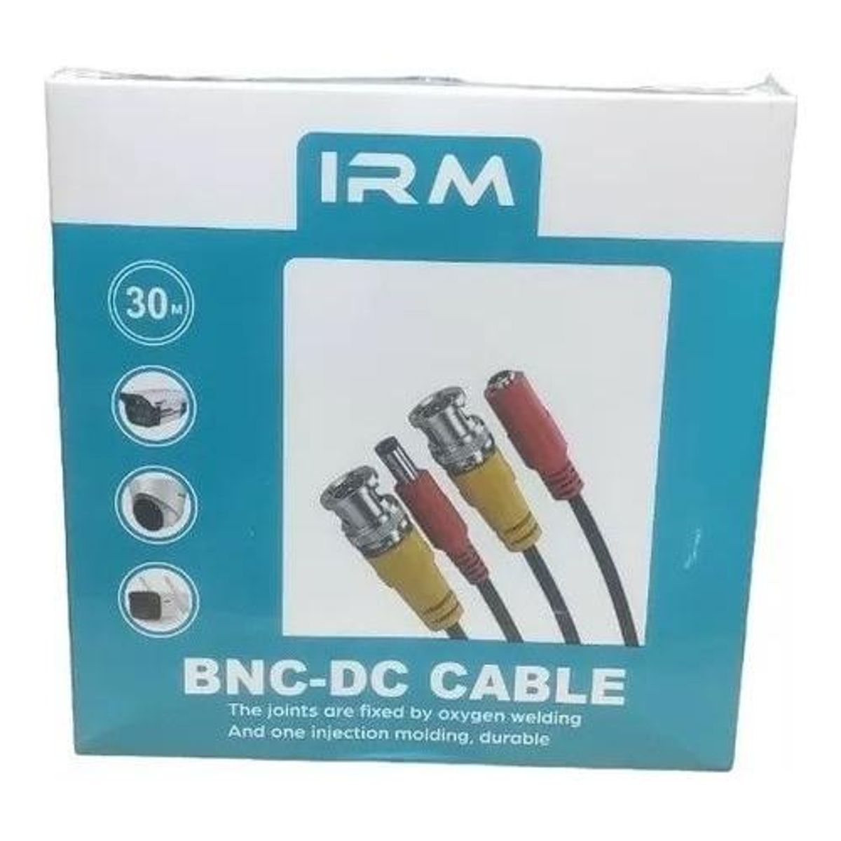 GENERICO - Cable de Seguridad CCTV BNC y Poder de 30 Metros