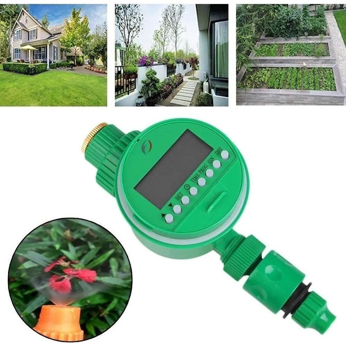 GENERICO - Programador Automático de Riego Digital con Temporizador