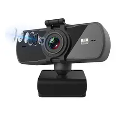GENERICO - Cámara Web USB con Micrófono Full HD 1080p para Teletrabajo