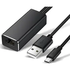 GENERICO - Adaptador Ethernet USB 20 y Micro USB de 1 metro