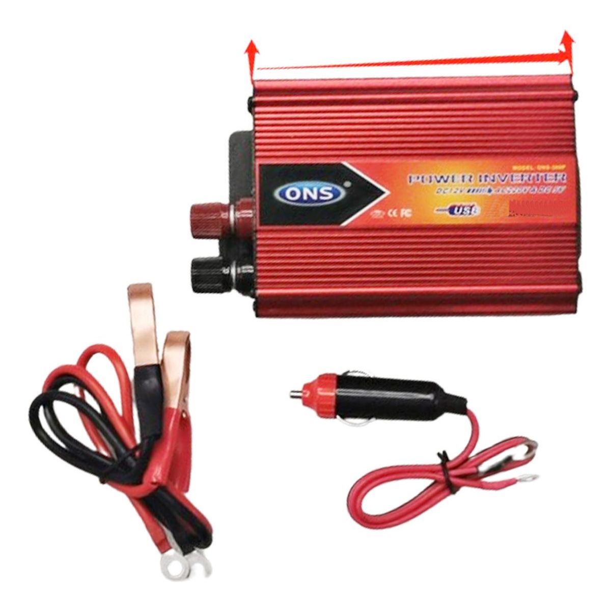 GENERICO - Conversor Inversor de Energía 12V a 220V 1000W Eficiente