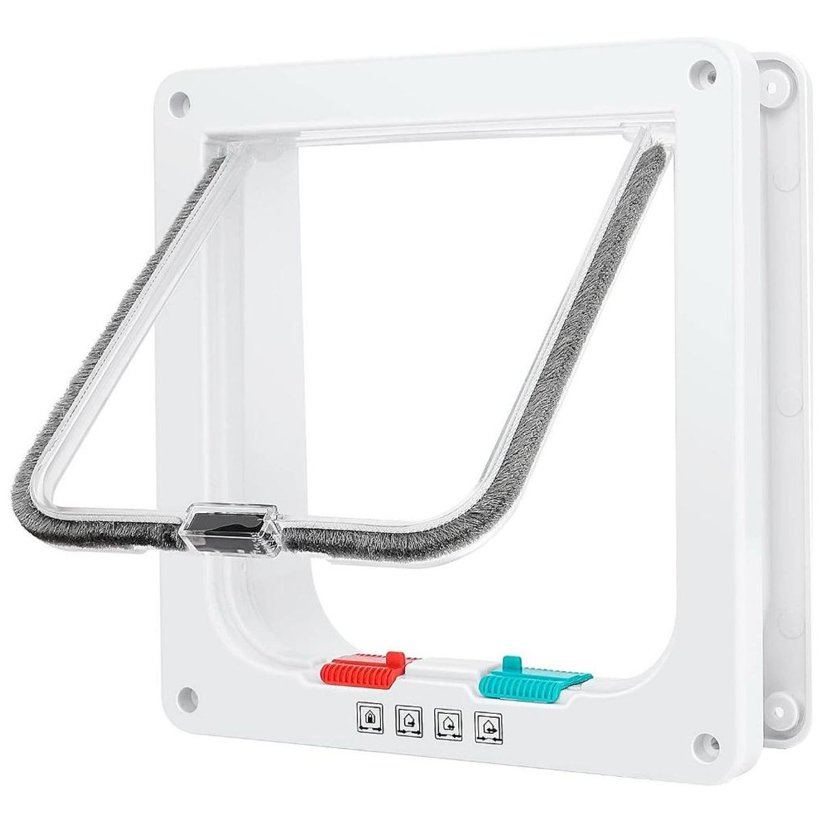 GENERICO - Puerta Abatible Multimodal para Gatos y Perros Pequeños.