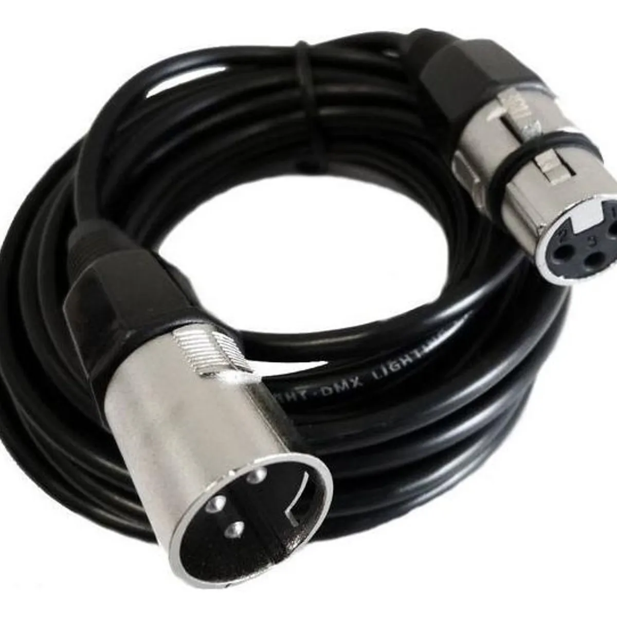 GENERICO - Cable de Extensión DMX-XLR3 Balanceado 45m Pack de 3