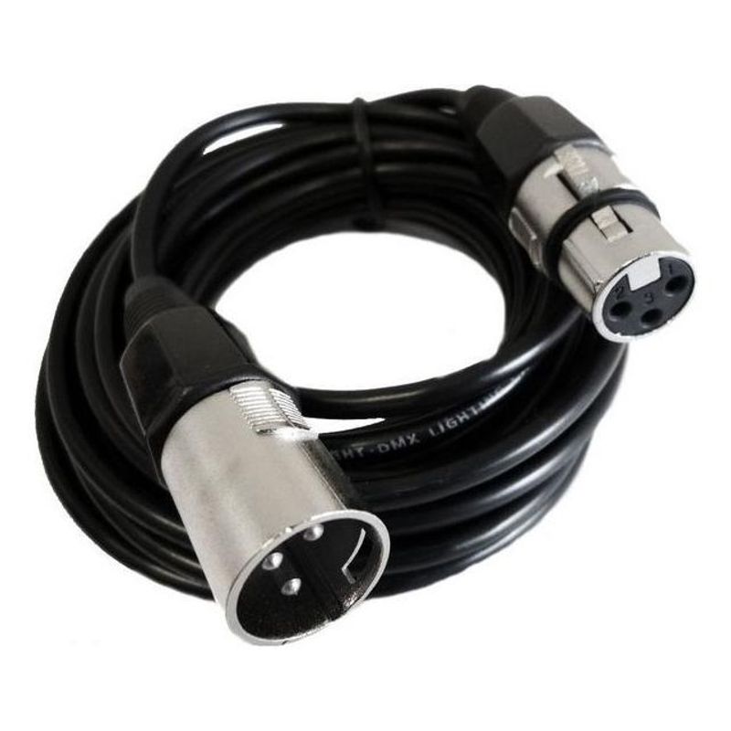 GENERICO - Cable de Extensión DMX-XLR3 Balanceado 45m Pack de 3