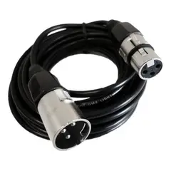 GENERICO - Cable de Extensión DMX-XLR3 Balanceado 45m Pack de 3