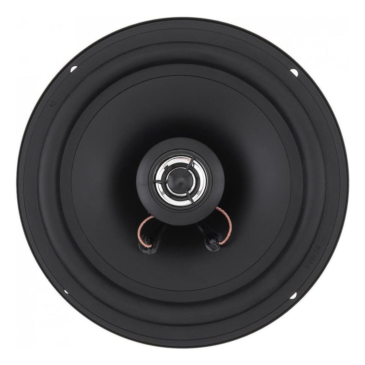 GENERICO - Parlante Coaxial Redondo 16cm 80W 2 Vías para Auto