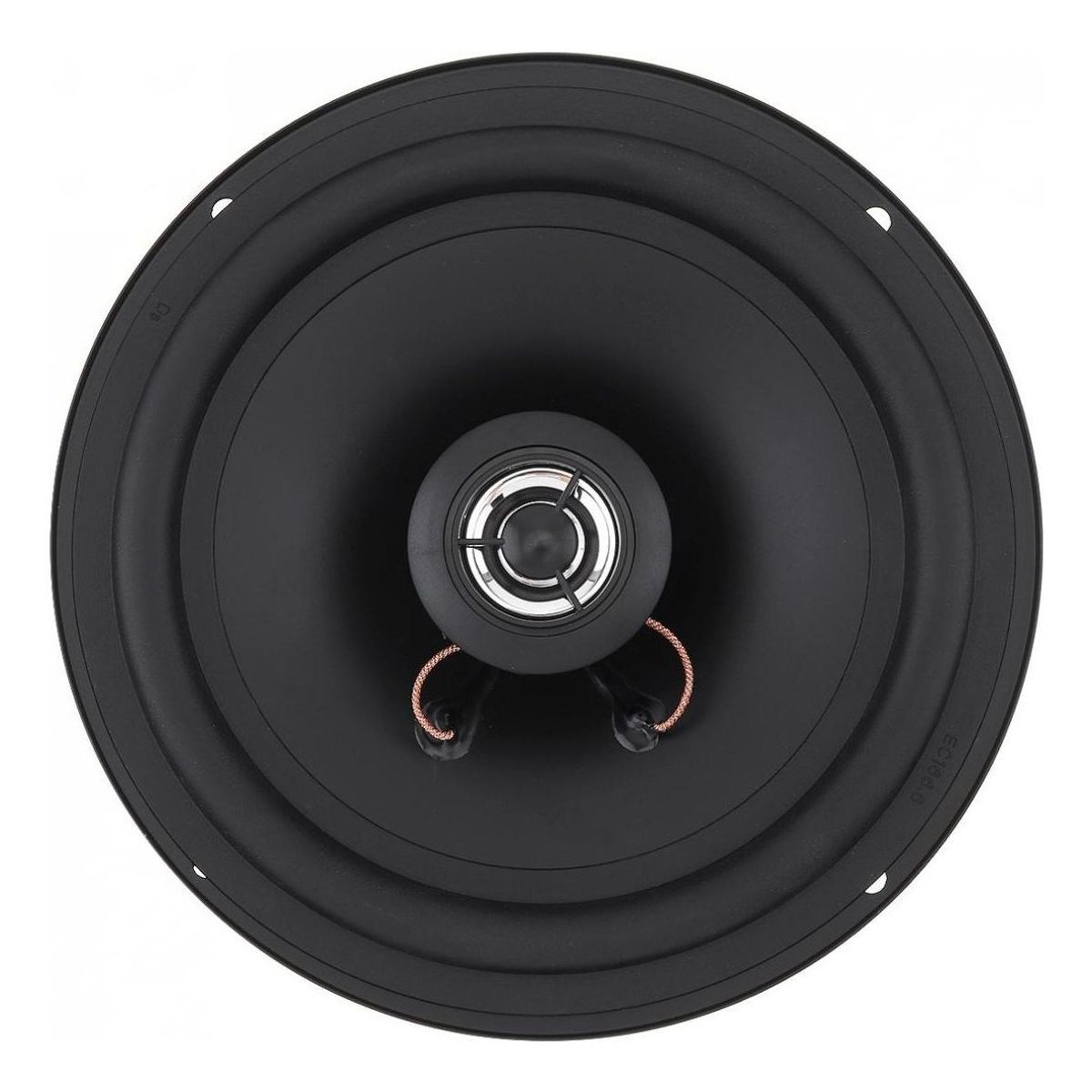 GENERICO - Parlante Coaxial Redondo 16cm 80W 2 Vías para Auto