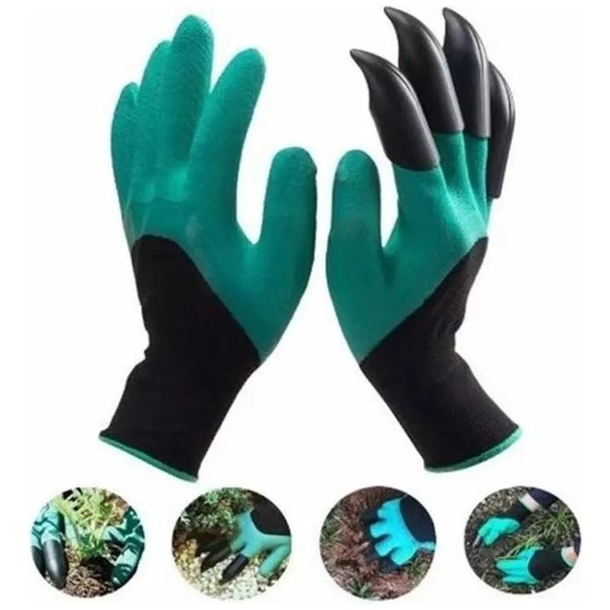GENERICO - Guantes de Jardinería Resistente con Garras para Excavar