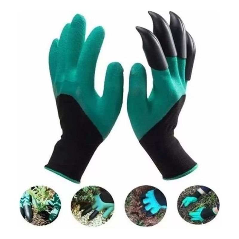 GENERICO - Guantes de Jardinería Resistente con Garras para Excavar