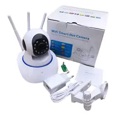 GENERICO - Cámara IP 360° HD WiFi con Visión Nocturna y Microsd