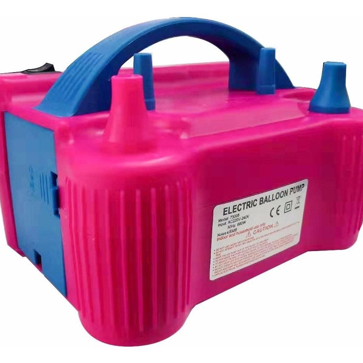 GENERICO - Inflador Eléctrico de Globos 220V con 2 Inyectores