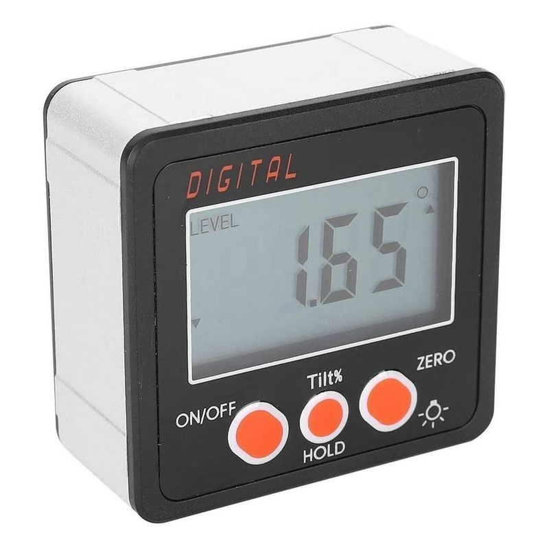 GENERICO - Inclinómetro Digital Imantado con Pantalla LCD Clara