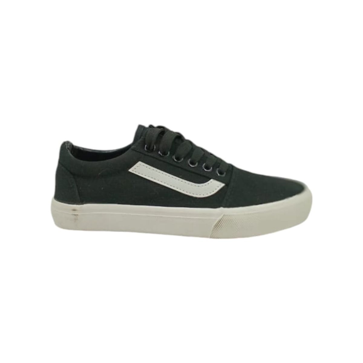 HERIEL - Zapatilla Negra Textil Mujer