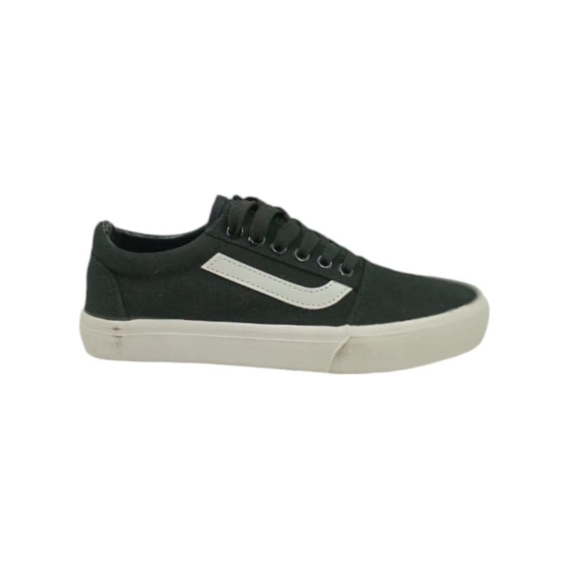 HERIEL - Zapatilla Negra Textil Mujer