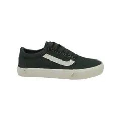 HERIEL - Zapatilla Negra Textil Mujer