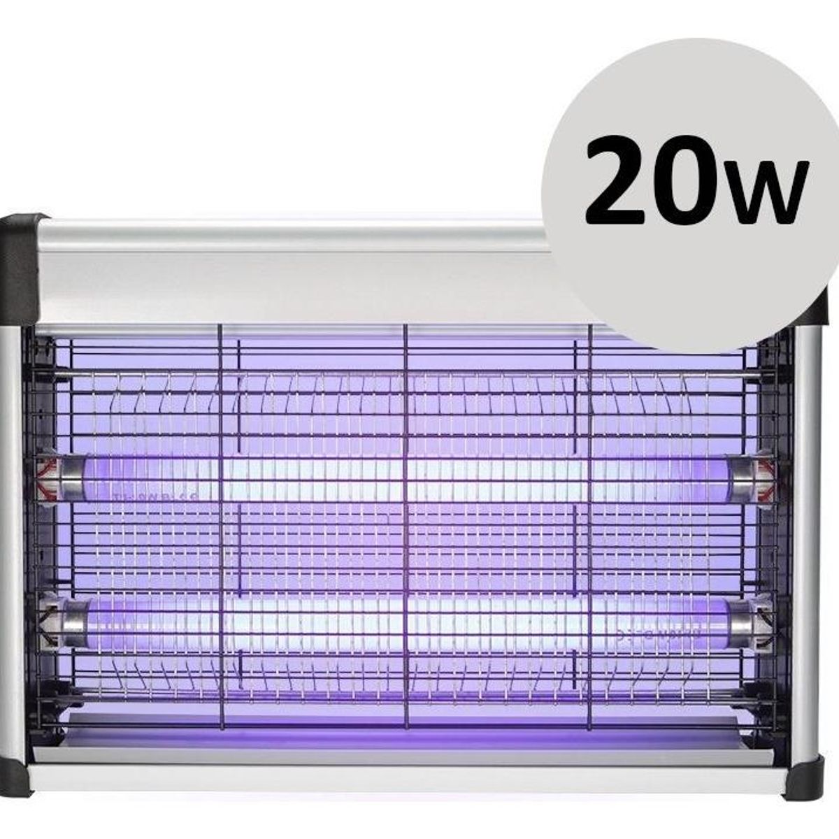 GENERICO - Lámpara Eléctrica Insectos UV 20W para Mosquitos y Moscas