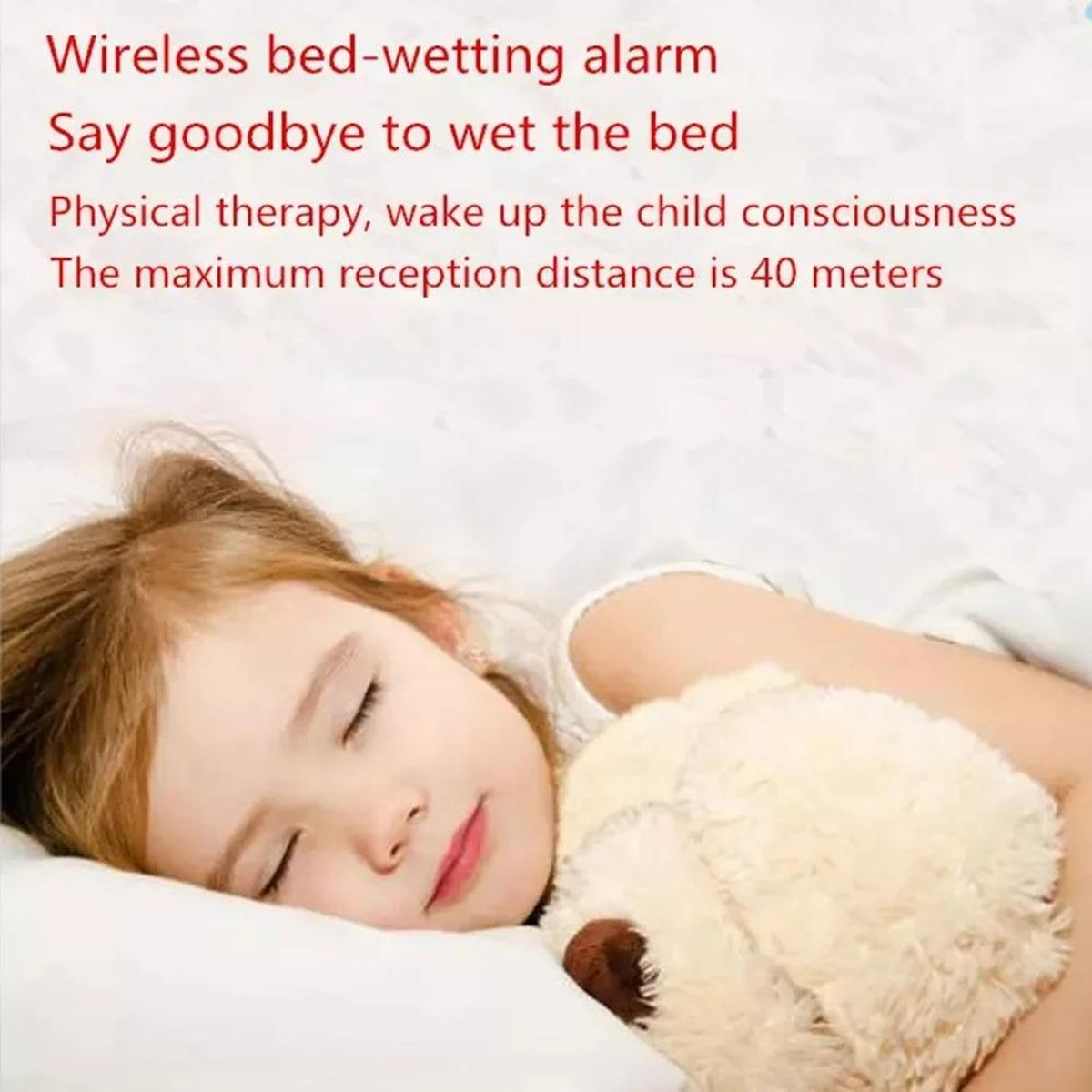 GENERICO - Sensor de Alarma Inalámbrica para Incontinencia Infantil y Adulto Mayor