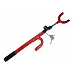 GENERICO - Traba de Volante Antirrobo para Auto - Pack de 3 Unidades