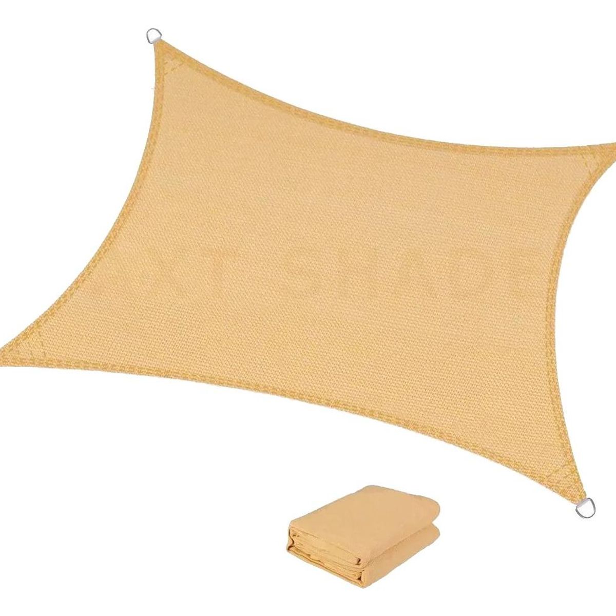GENERICO - Toldo Vela Sombra Rectangular Beige 25 x 3 M