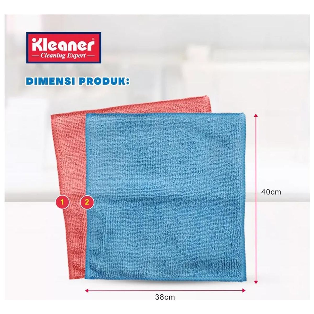 GENERICO - Pack de 8 Paños de Microfibra Multiuso para Limpieza Eficaz