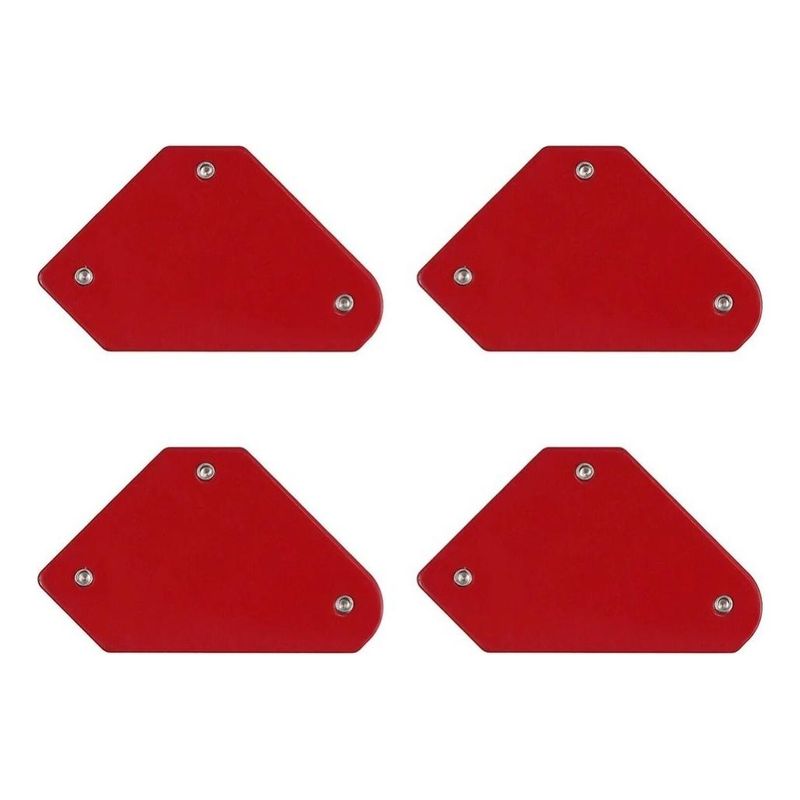 GENERICO - Set de 4 Escuadras Magnéticas para Soldadura.