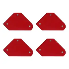 GENERICO - Set de 4 Escuadras Magnéticas para Soldadura.
