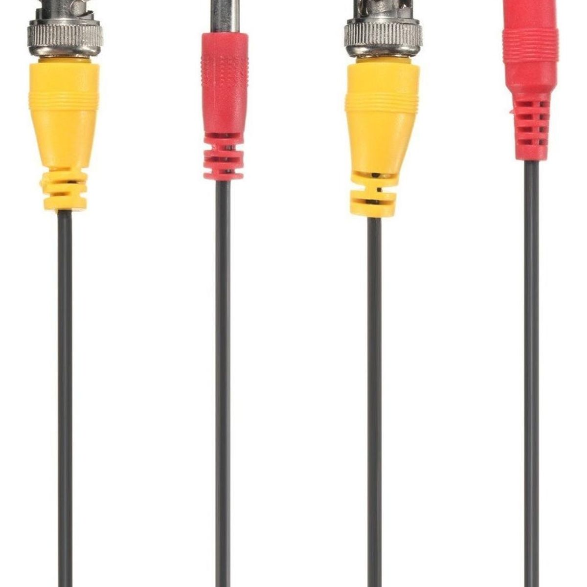 GENERICO - Cable de Seguridad CCTV BNC de 15 Mts para Video y Poder