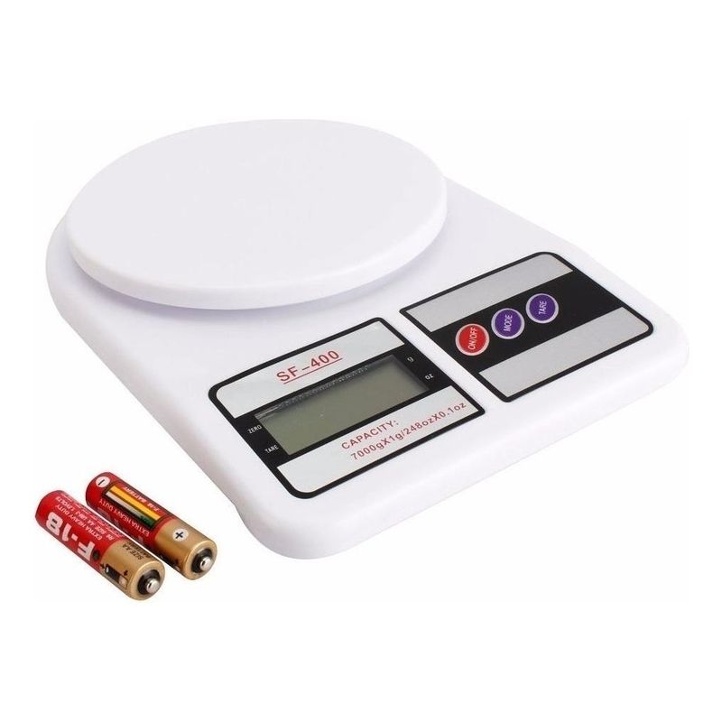 GENERICO - Pack de 5 Balanzas Digitales para Cocina - Capacidad 7kg