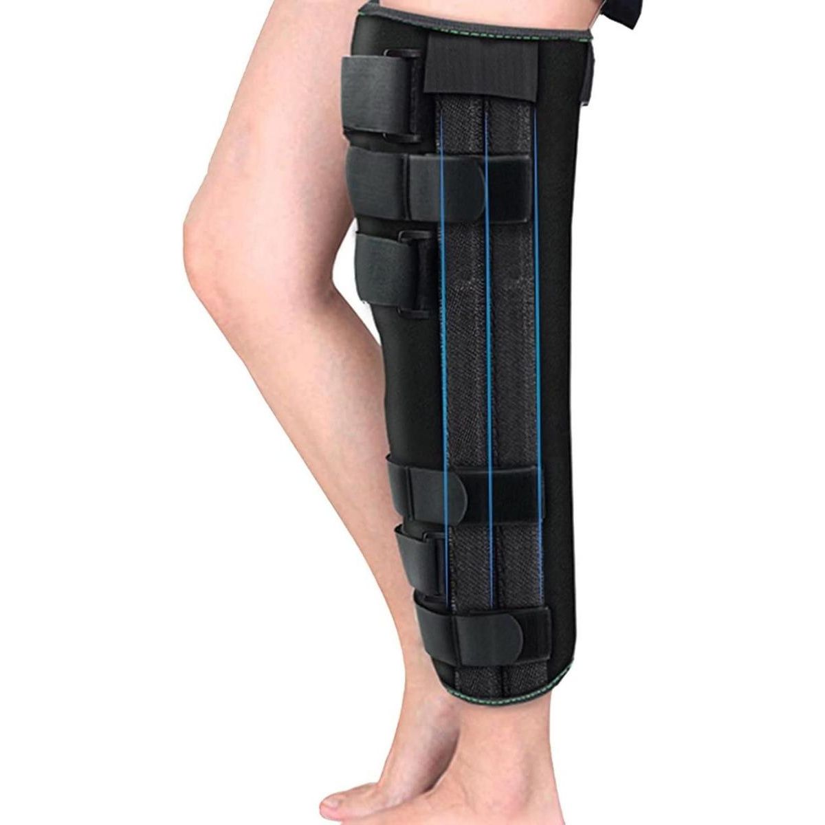GENERICO - Inmovilizador de Rodilla Largo para Recuperación Postquirúrgica