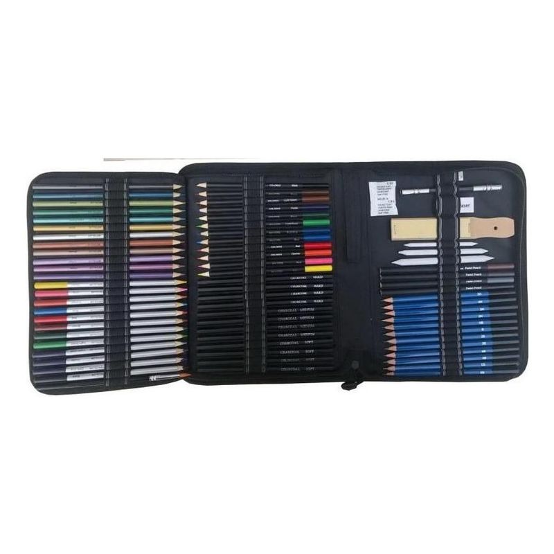 GENERICO - Estuche Profesional de 72 Lápices de Colores para Dibujo