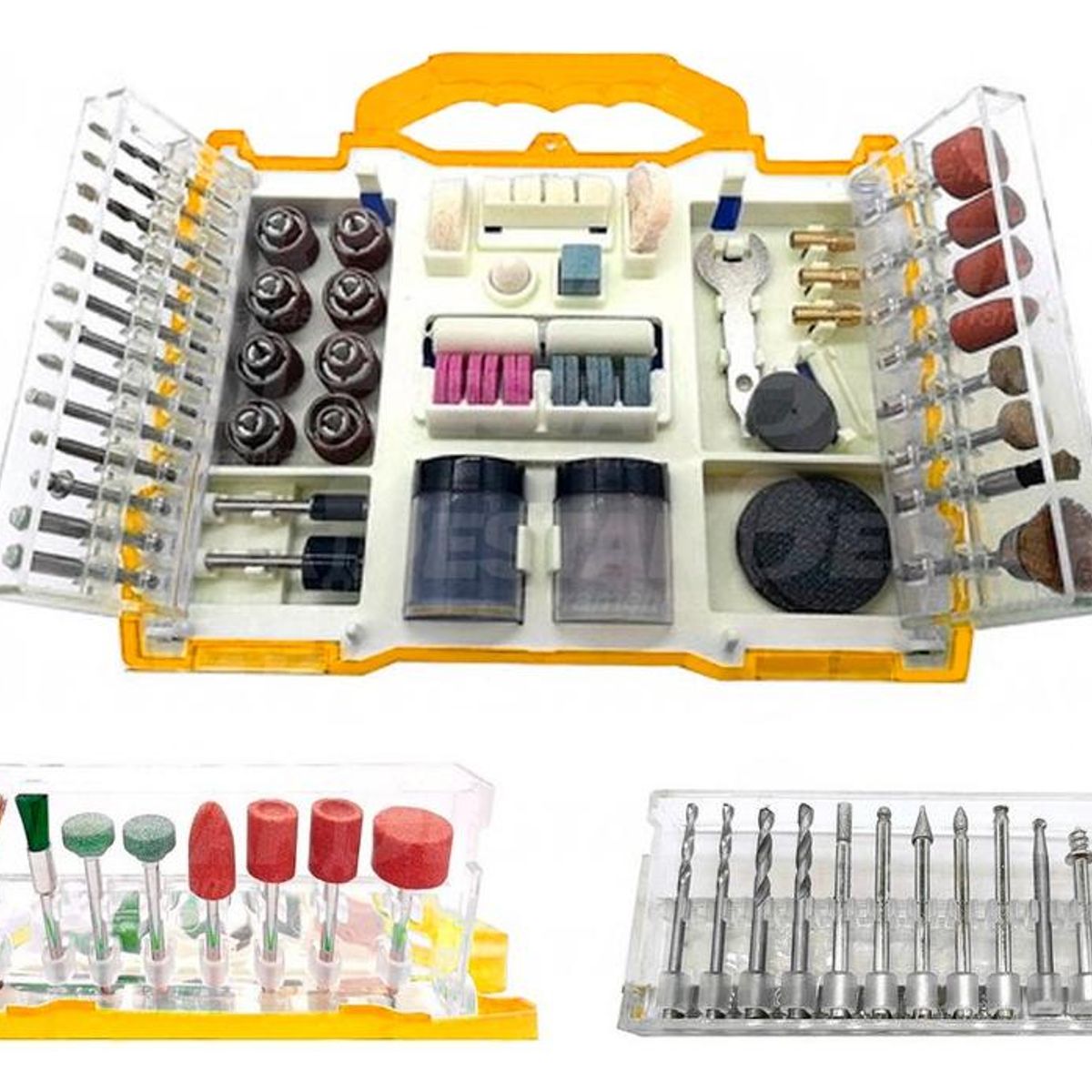 GENERICO - Set de 145 Accesorios para Herramientas Rotativas