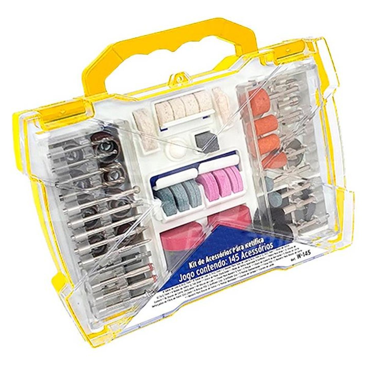 GENERICO - Set de 145 Accesorios para Herramientas Rotativas