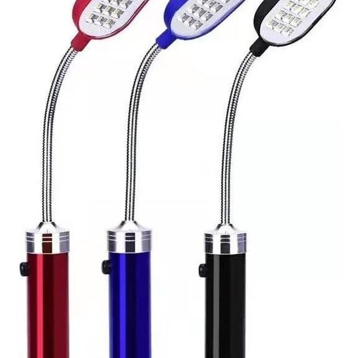 GENERICO - Linterna de Mesa Metálica con Base Magnética y LEDs