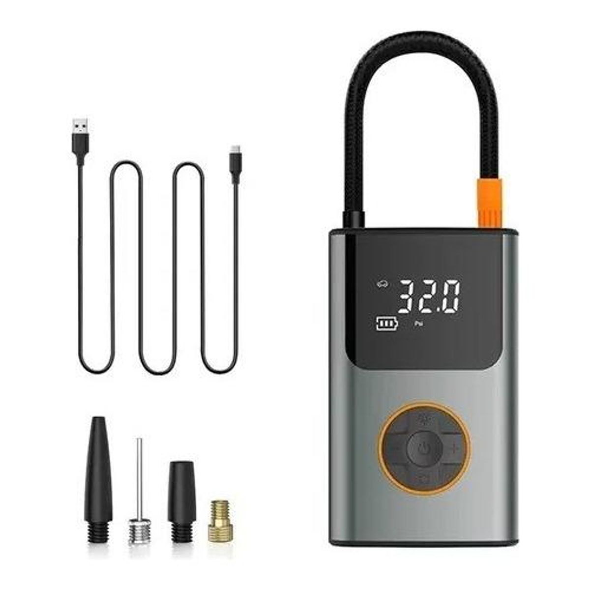 GENERICO - Compresor Digital de Aire Portátil para Inflado de Neumáticos