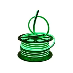 GENERICO - Cinta Neón Led 12V 6W/m 50 Metros Verde.