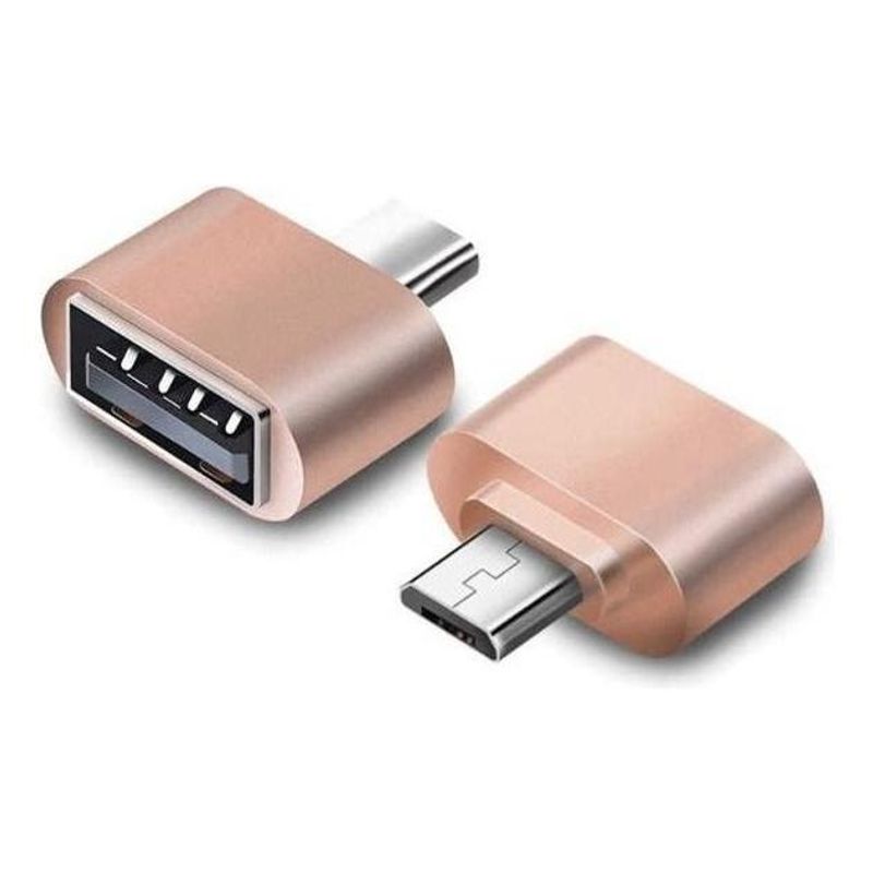 GENERICO - Pack de 10 Adaptadores OTG USB 20 - Micro USB y Tipo C
