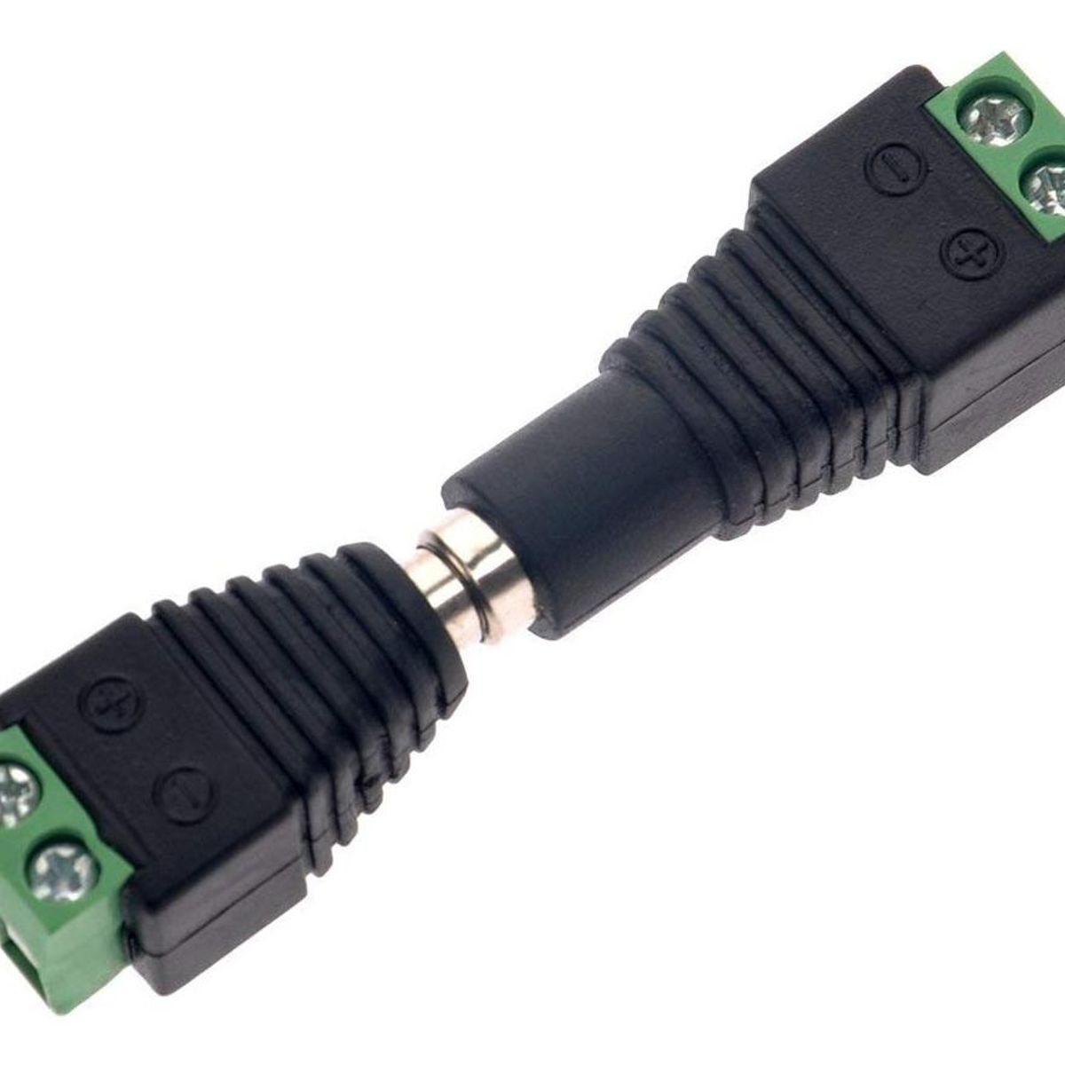 GENERICO - Conector DC Hembra y Macho para Cámaras de Seguridad