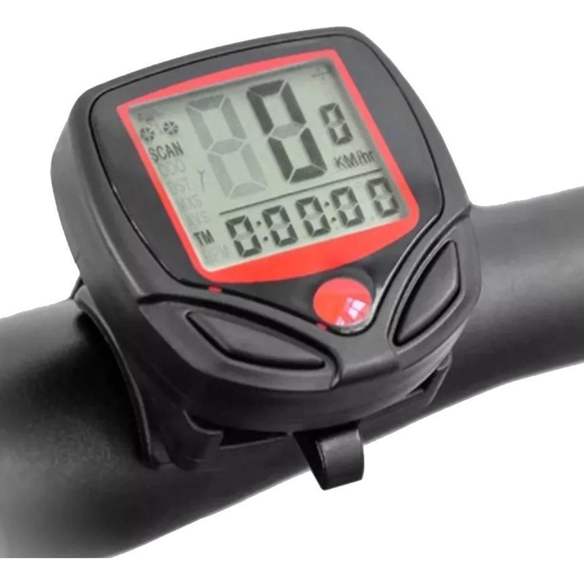 GENERICO - Cuentakilómetros Digital para Bicicleta con 15 Funciones