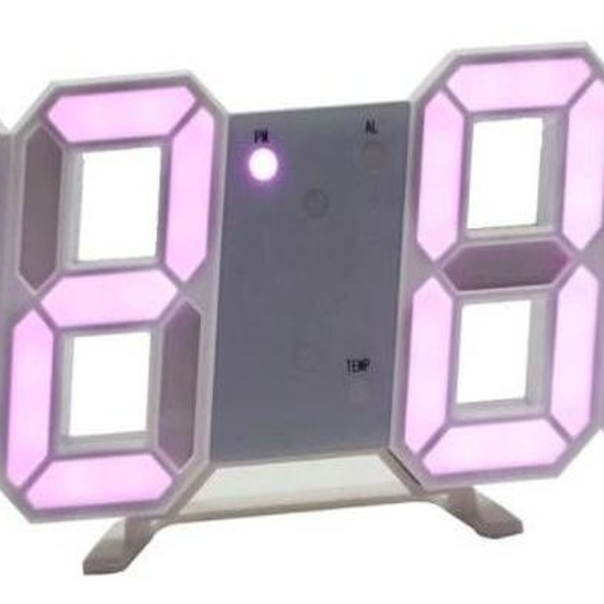 GENERICO - Reloj Despertador Digital 3D para Mesa y Pared